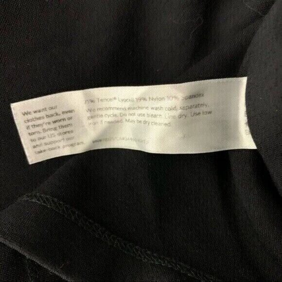 Eileen Fisher Black Zip Front Stand Collar Long Sleeve Jacket Modern Fit Medium - Picture 7 of 8